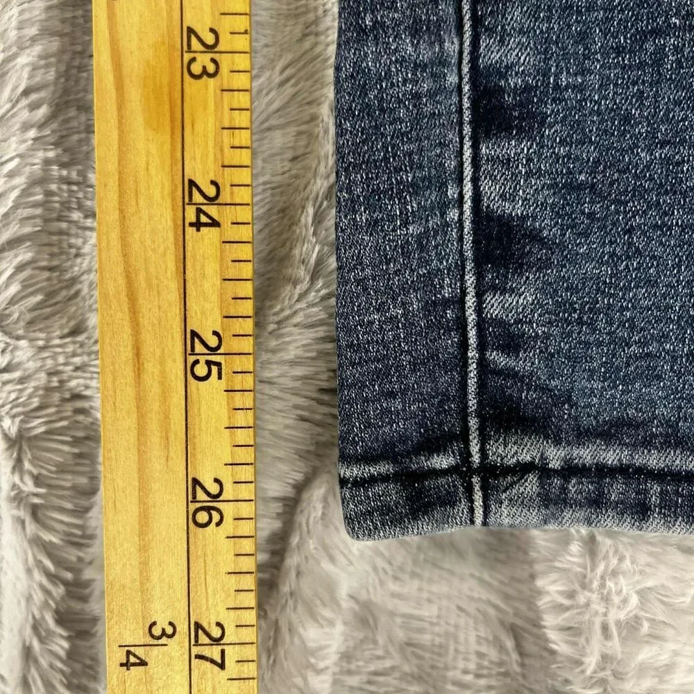 Pistola Jeans Womens 32 Blue Mid Rise Skinny Stretch Faded Wash Denim Casual - Picture 9 of 10